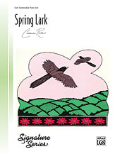 Spring Lark piano sheet music cover